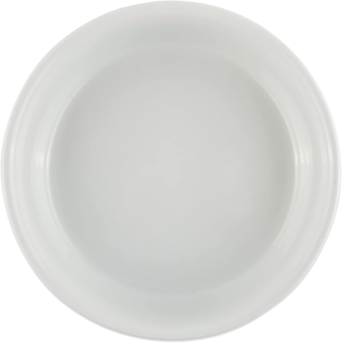 Pet Bowl Collection Ceramic Set, Medium, Marble, 2 Count White