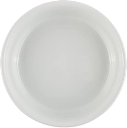 Pet Bowl Collection Ceramic Set, Medium, Marble, 2 Count White
